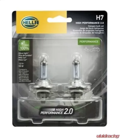 HELLA H7 2.0TB Performance Series Halogen Light Bulb - H7 2.0TB