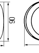 Hella LAMP DRL 90MM LED SAE/ECE RH                                     - 009599121 - Image 5