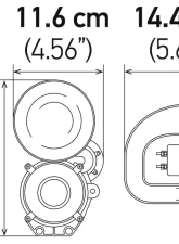 Hella HORN KIT BX BLACK AIR 1-TONE 12/24V                                     - 013410011 - Image 10