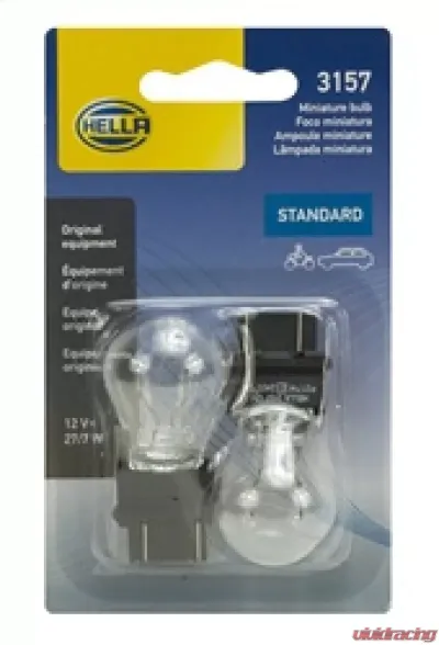 HELLA 3157TB Standard Series Incandescent Miniature Light Bulb - 3157TB