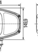 Hella Headlight Combi 220, left                                     - 996174251 - Image 3