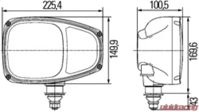 Hella Headlight Combi 220, left - 996174251
