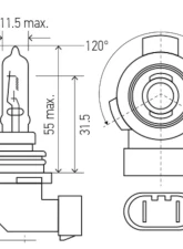 HELLA 9012LL Long Life Series Halogen Light Bulb                                     - 9012LL - Image 4