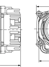 Hella HEADLAMP DE-US A/F  MD12/24          1AL                                     - 012758121 - Image 2