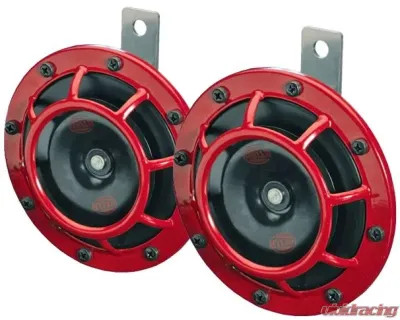 Hella Supertone Kit High tone/Low tone,12 V, 300/500 Hz with Bracket - 003399801