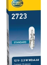 HELLA 2723 Standard Series Incandescent Miniature Light Bulb                                     - 2723 - Image 7