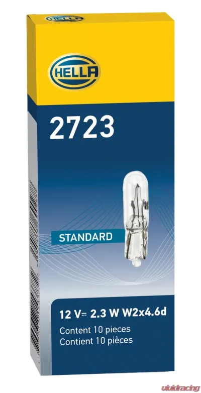 HELLA 2723 Standard Series Incandescent Miniature Light Bulb - 2723