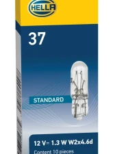 HELLA 37 Standard Series Incandescent Miniature Light Bulb                                     - 37 - Image 7