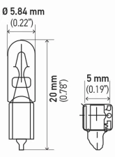 HELLA 2721TB Standard Series Incandescent Miniature Light Bulb                                     - 2721TB - Image 8