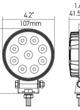 Hella WORKLIGHT VALUEFIT 5RD 1.0 LED MV CR BP                                     - 357101002 - Image 4