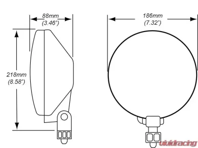 Hella 700FF Driving Lamp Kit (Fun Cubed) - 010032801