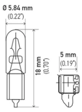 HELLA 37 Standard Series Incandescent Miniature Light Bulb                                     - 37 - Image 4