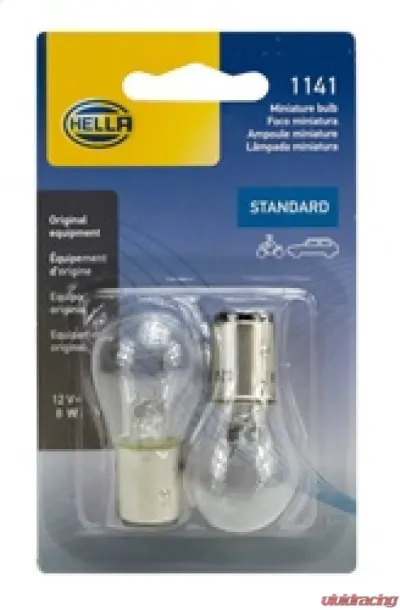 HELLA 1141TB Standard Series Incandescent Miniature Light Bulb - 1141TB