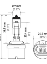 HELLA 893 Standard Series Halogen Light Bulb                                     - 893 - Image 4