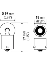 HELLA 5007SB Standard Series Incandescent Miniature Light Bulb                                     - 5007SB - Image 6