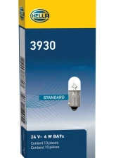 HELLA 3930 Standard Series Incandescent Miniature Light Bulb                                     - 3930 - Image 7