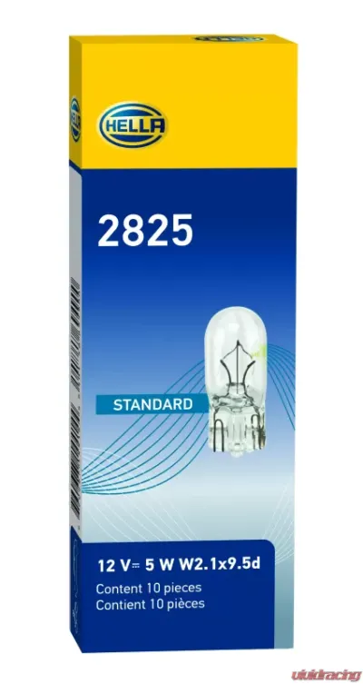 HELLA 2825 Standard Series Incandescent Miniature Light Bulb - 2825