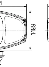 Hella Headlight Combi 220, left                                     - 996174251 - Image 6