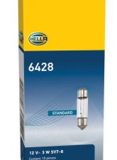 HELLA 6428 Standard Series Incandescent Miniature Light Bulb                                     - 6428 - Image 7