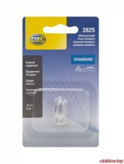HELLA 2825SB Standard Series Incandescent Miniature Light Bulb - 2825SB