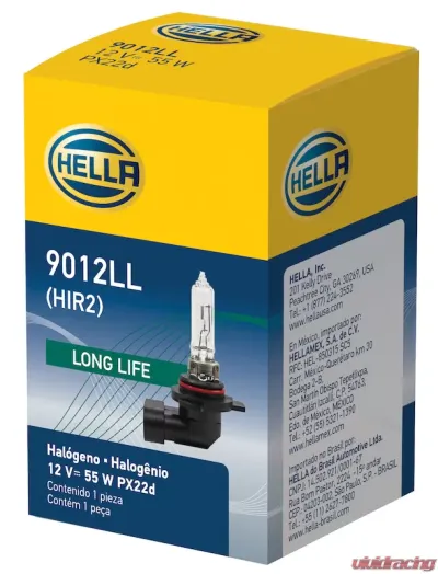 HELLA 9012LL Long Life Series Halogen Light Bulb - 9012LL