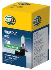 HELLA 9005P50 Performance Series Halogen Light Bulb                                     - 9005P50 - Image 7