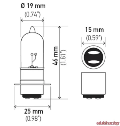 HELLA A3603 Standard Series Incandescent Miniature Light Bulb - A3603