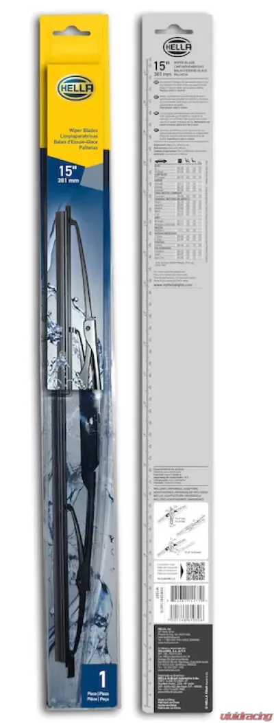 Hella WIPER BLADE 15 '' STANDARD SINGLE - 9XW398114015