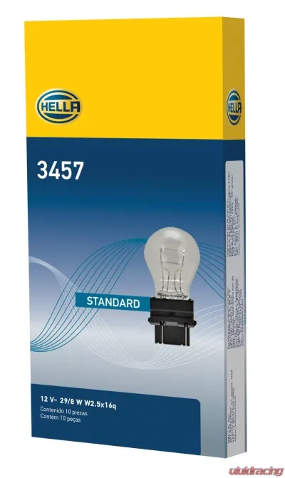 HELLA 3457 Standard Series Incandescent Miniature Light Bulb - 3457