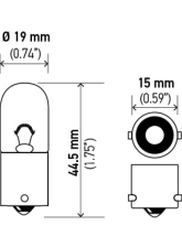 HELLA 1003 Standard Series Incandescent Miniature Light Bulb                                     - 1003 - Image 6