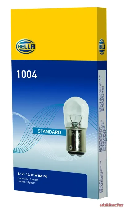 HELLA 1004 Standard Series Incandescent Miniature Light Bulb - 1004