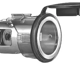 Hella 2-Pole Socket w/cover (non-illuminated)