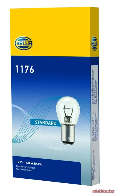 HELLA 1176 Standard Series Incandescent Miniature Light Bulb - 1176
