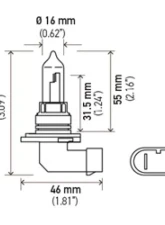 HELLA 9005 100W High Wattage Series Halogen Light Bulb                                     - 9005 100W - Image 4