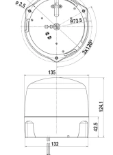 Hella LED LAMP 12/24V AMBER FIX MOUNTING   2RL                                     - 010979001 - Image 5