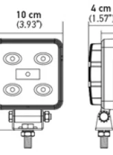 Hella WORKLIGHT VALUEFIT 4SQ ECO LED MV CR                                     - 357107001 - Image 10