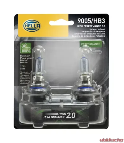 HELLA 9005 2.0TB Performance Series Halogen Light Bulb - 9005 2.0TB