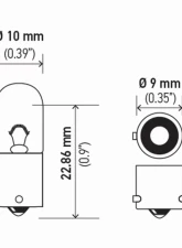 HELLA 3893TB Standard Series Incandescent Miniature Light Bulb                                     - 3893TB - Image 8