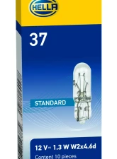 HELLA 37 Standard Series Incandescent Miniature Light Bulb                                     - 37 - Image 5