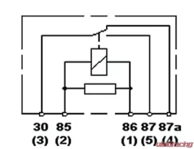 Hella Micro Plug Relay - 007794307