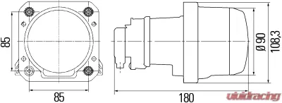 Hella Headlight - 009997011