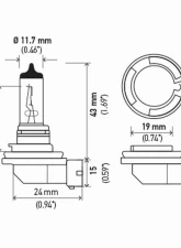 HELLA H8SB Standard Series Halogen Light Bulb                                     - H8SB - Image 8