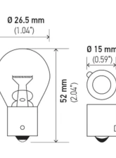 HELLA 9507 Standard Series Incandescent Miniature Light Bulb                                     - 9507 - Image 6
