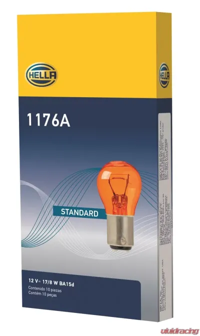 HELLA 1176A Standard Series Incandescent Miniature Light Bulb - 1176A