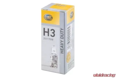 HELLA H3 24V Standard Series Halogen Light Bulb - H3 24V
