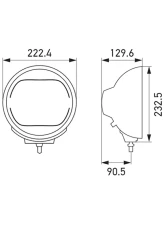 Hella Auxiliary Light                                     - 016560111 - Image 6