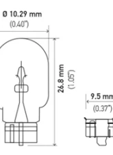 HELLA 2825 Standard Series Incandescent Miniature Light Bulb                                     - 2825 - Image 4
