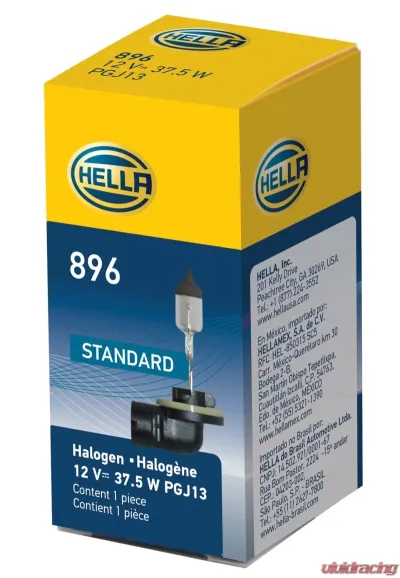 HELLA 896 Standard Series Halogen Light Bulb - 896