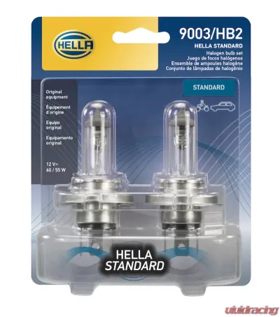 HELLA 9003TB Standard Series Halogen Light Bulb - 9003TB