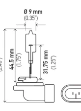 HELLA 889 Standard Series Halogen Light Bulb                                     - 889 - Image 4
